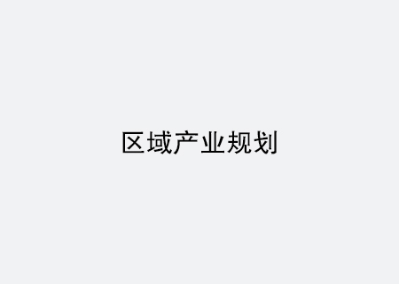 區(qū)域產(chǎn)業(yè)規(guī)劃